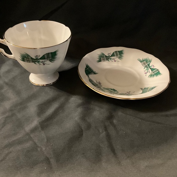 Royal Adderley Tea Cup/Saucer Cape Breton Tartan - Picture 3 of 3